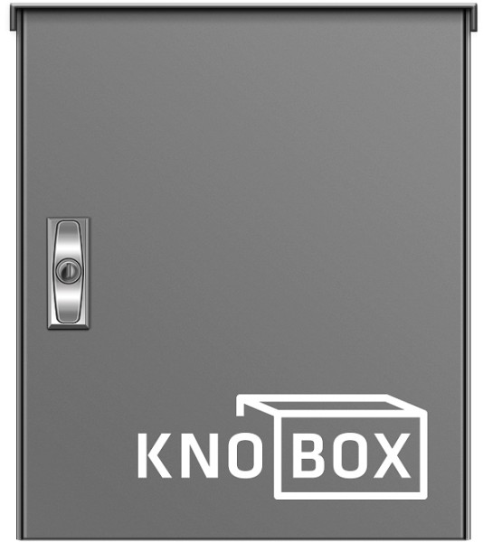 KNOBOX Paketkasten 1, RAL 9007
