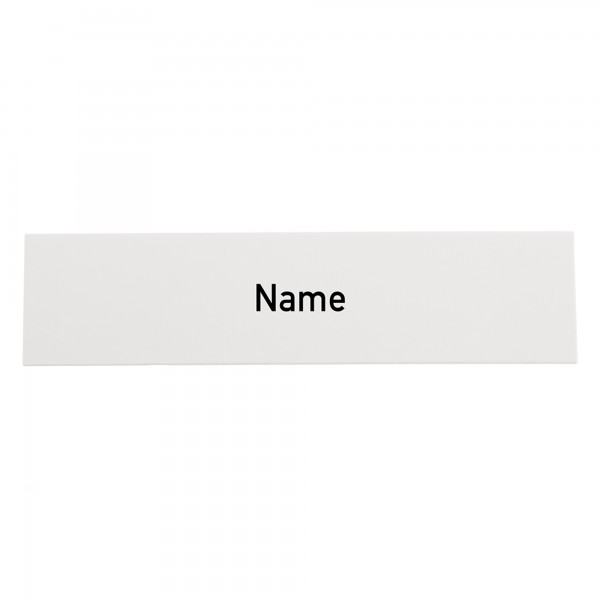 Namensschild-Einlage für Module mit Gravur