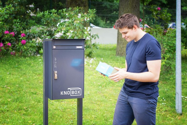 KNOBOX 5 Paketkasten mit einem Briefkasten, 56 Liter