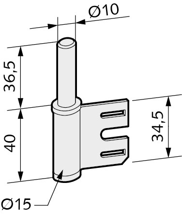 STUDIO Rahmenteil für Stahlzargen V 8600