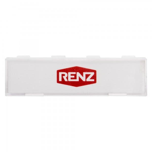 RENZ Namenschild-Abdeckung NS92 60x15mm