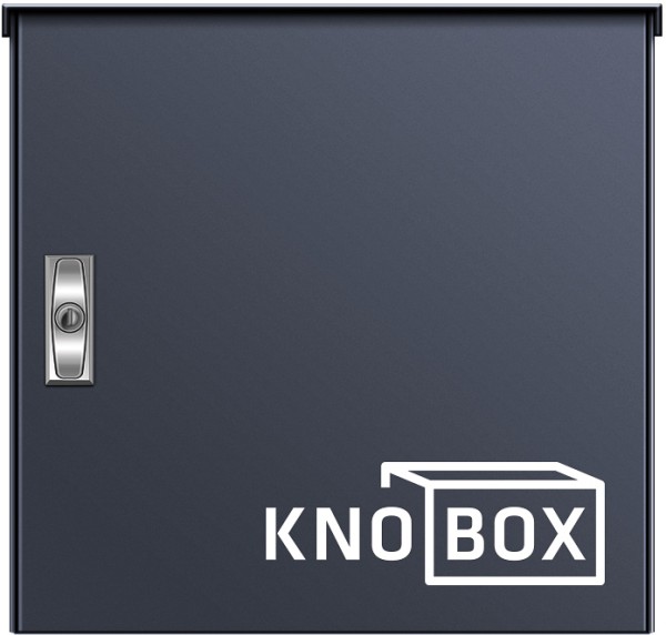 Knobox 2 Paketkasten, RAL 7016